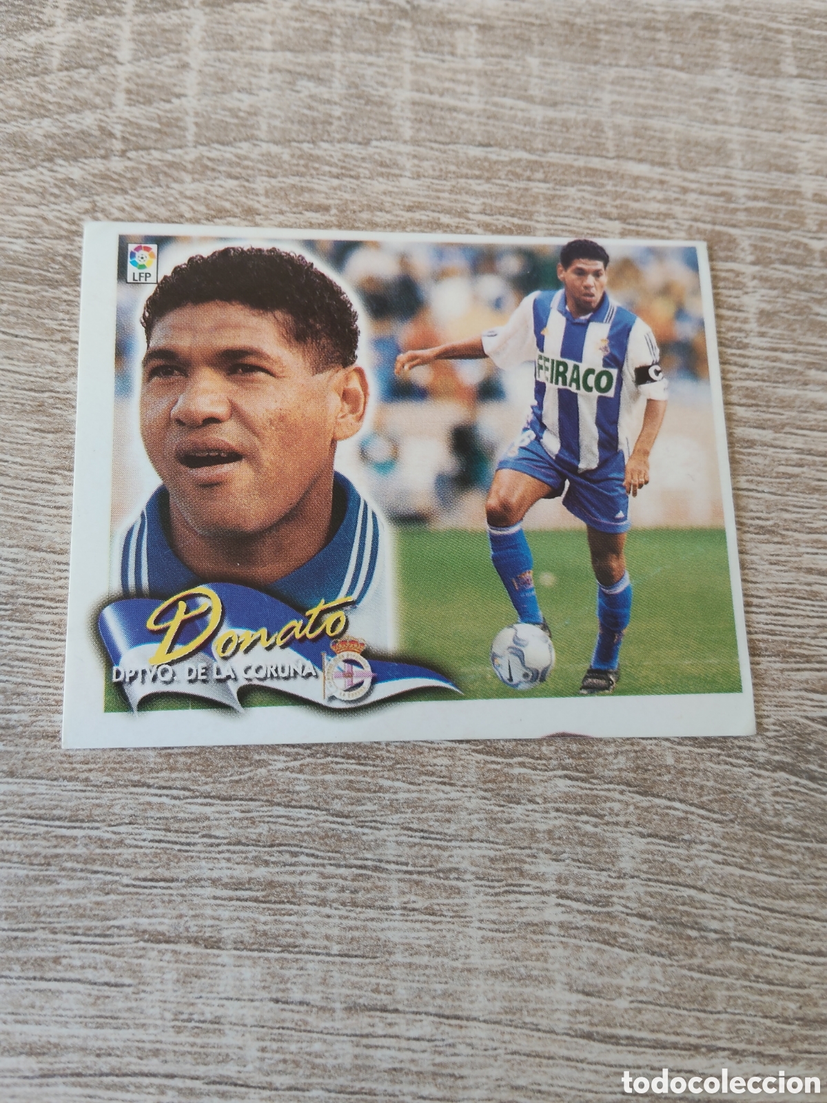 Fu&szlig;ball-Sticker: Donato Deportivo de la Coru&ntilde;a liga 2000 2001 00 01 ediciones este