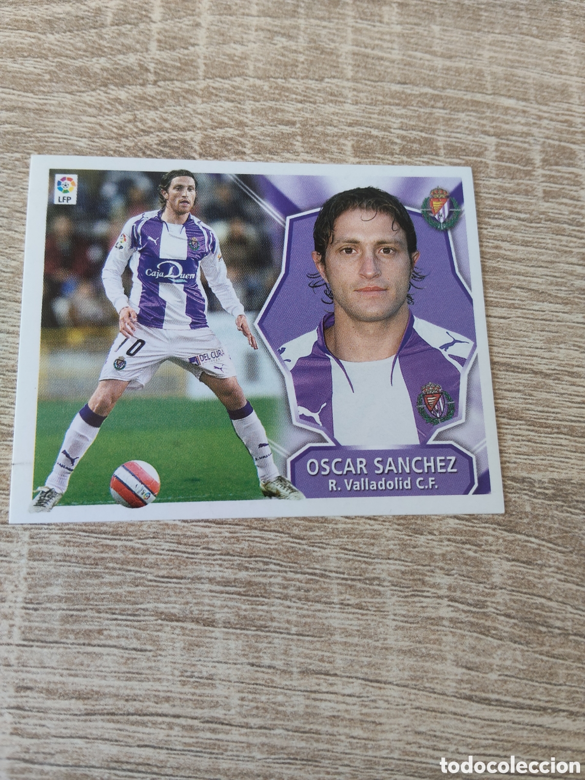 Fu&szlig;ball-Sticker: Oscar S&aacute;nchez Real Valladolid liga 2008 2009 08 09 ediciones este