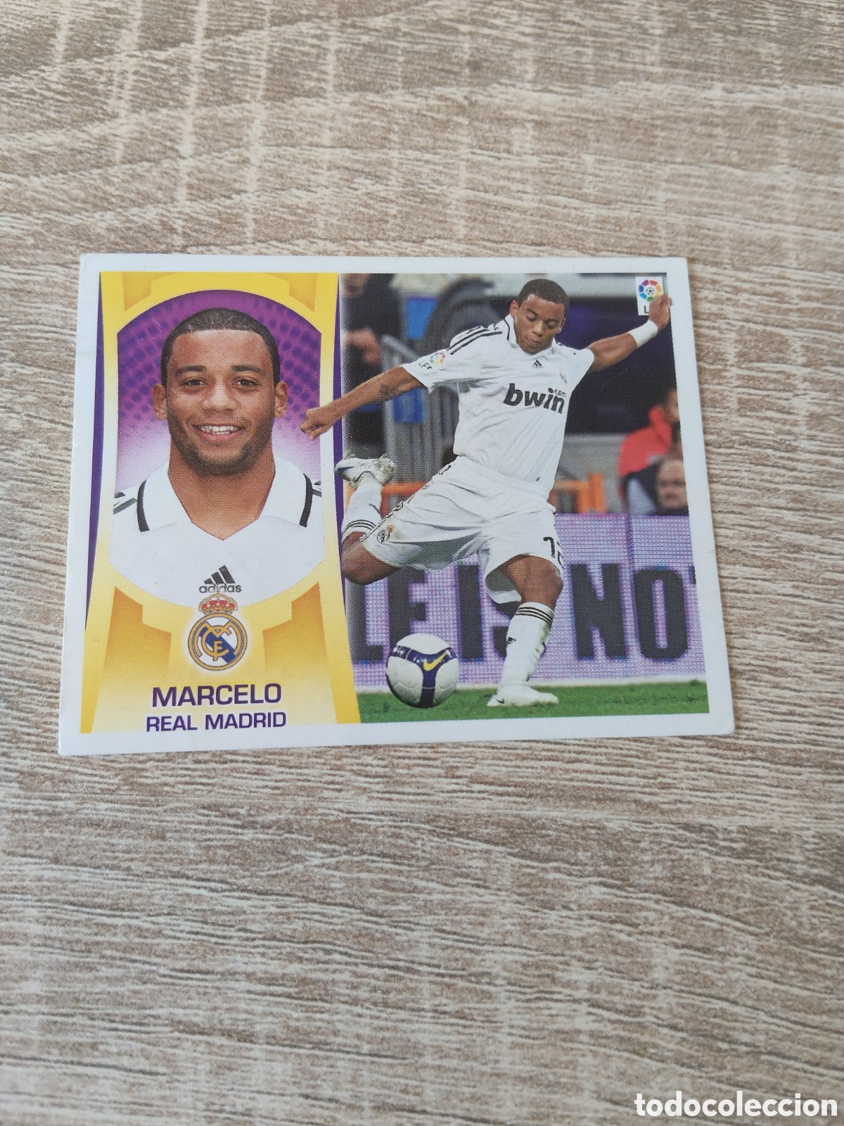 Fu&szlig;ball-Sticker: Marcelo Real Madrid liga 2009 2010 09 10 ediciones este