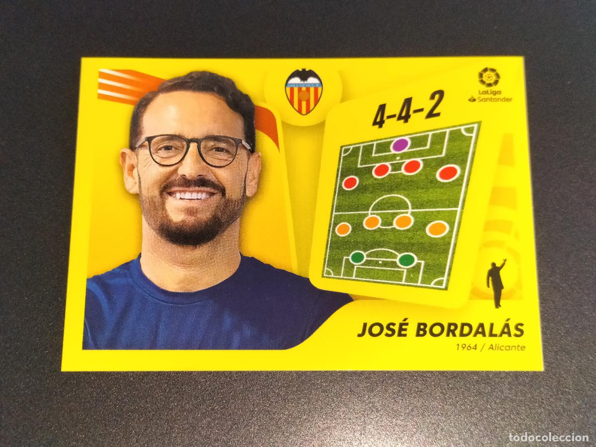 Cromos de Futebol: N&ordm; 2 JOSE BORDALAS VALENCIA CROMOS LALIGA SANTANDER ESTE LIGA FUTBOL 2021 2022 21 22 PANINI