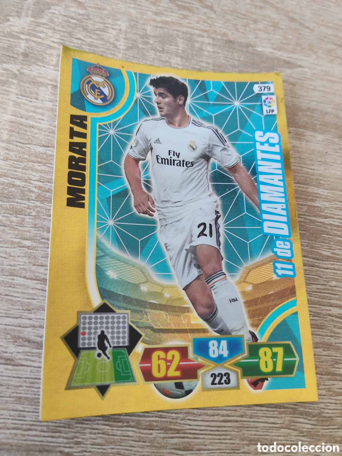 Figurine di Calcio: Panini Adrenalyn 2013 2014 13 14 379 Morata Real Madrid 11 de diamantes
