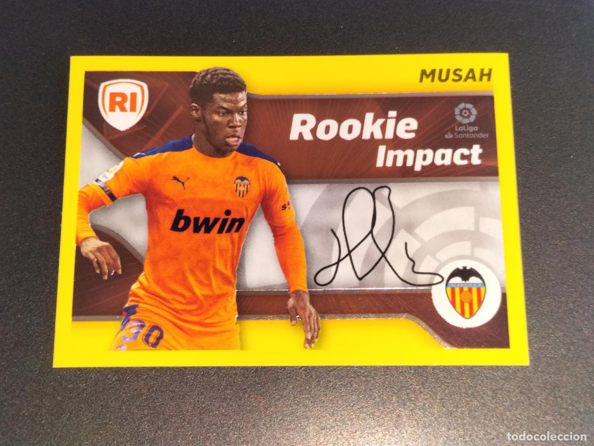 Cromos de Futebol: N&ordm; 4 MUSAH ROOKIE EDICION LIMITADA VALENCIA CROMOS LALIGA SANTANDER ESTE LIGA 2021 2022 21 22 PANINI