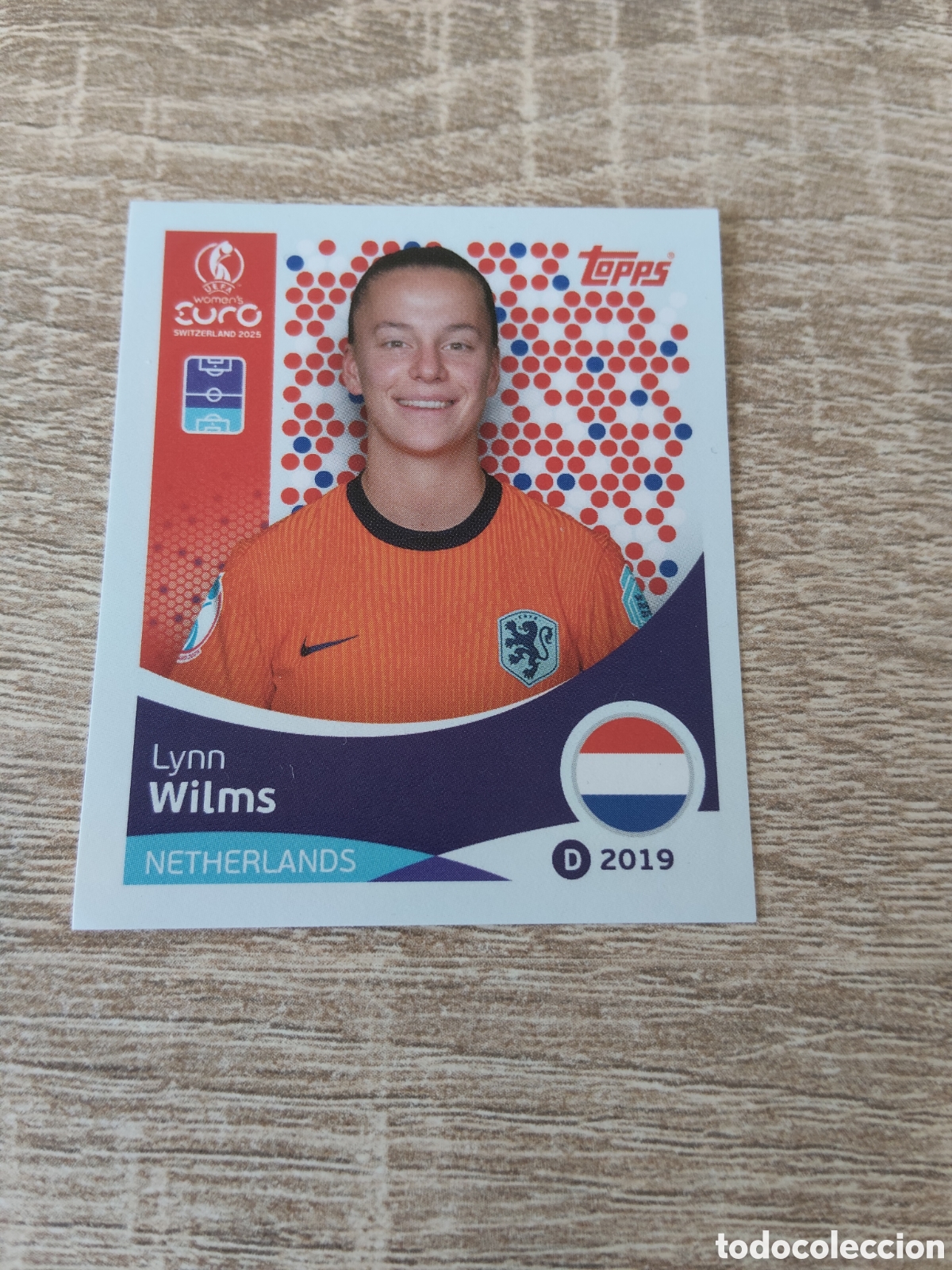 Fu&szlig;ball-Sticker: Topps womens euro 2025 290 Lynn Wilms Holanda