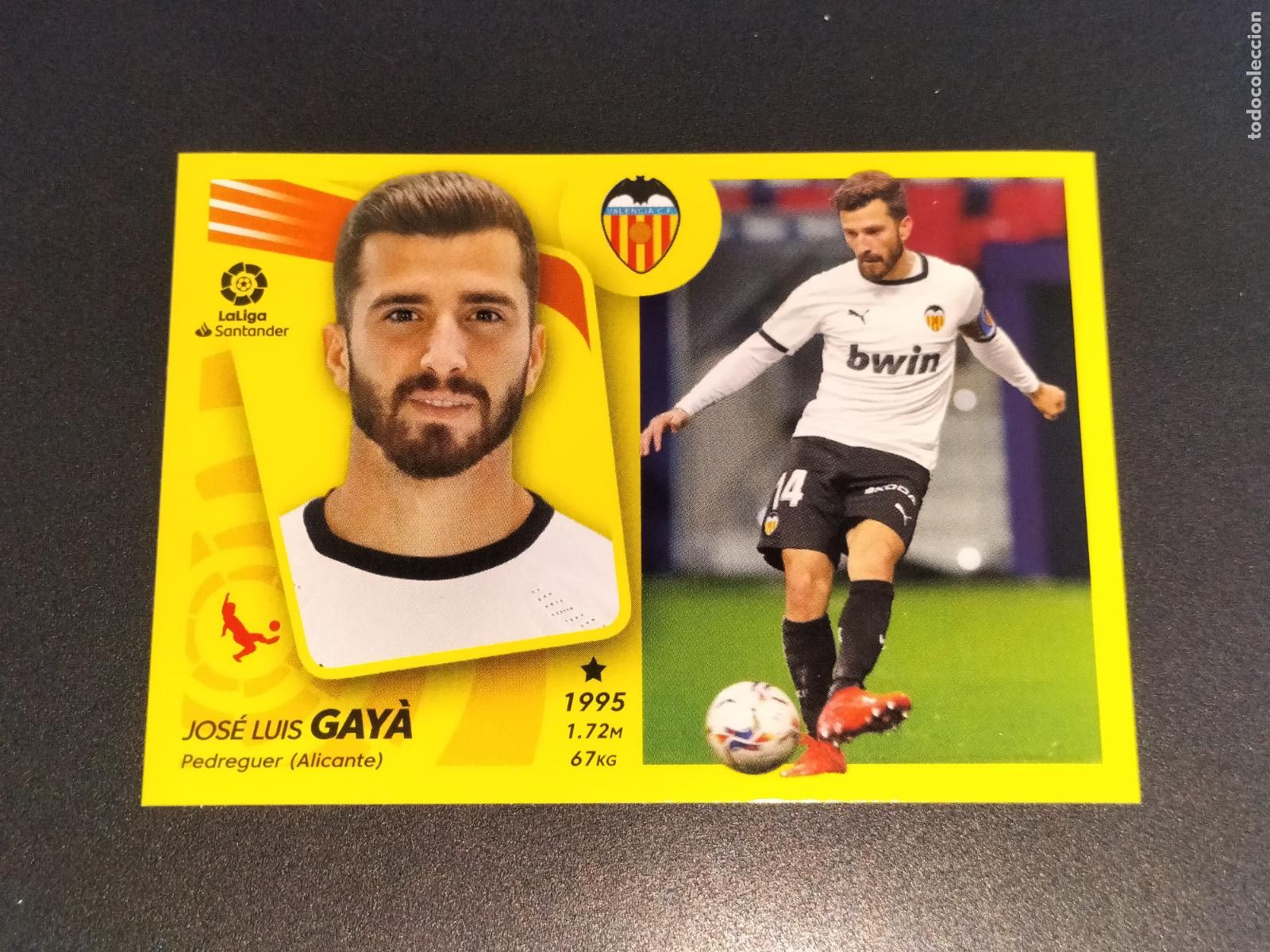 Fu&szlig;ball-Sticker: N&ordm; 11 JOSE LUIS GAYA VALENCIA CROMOS LALIGA SANTANDER ESTE LIGA 2021 2022 21 22 PANINI