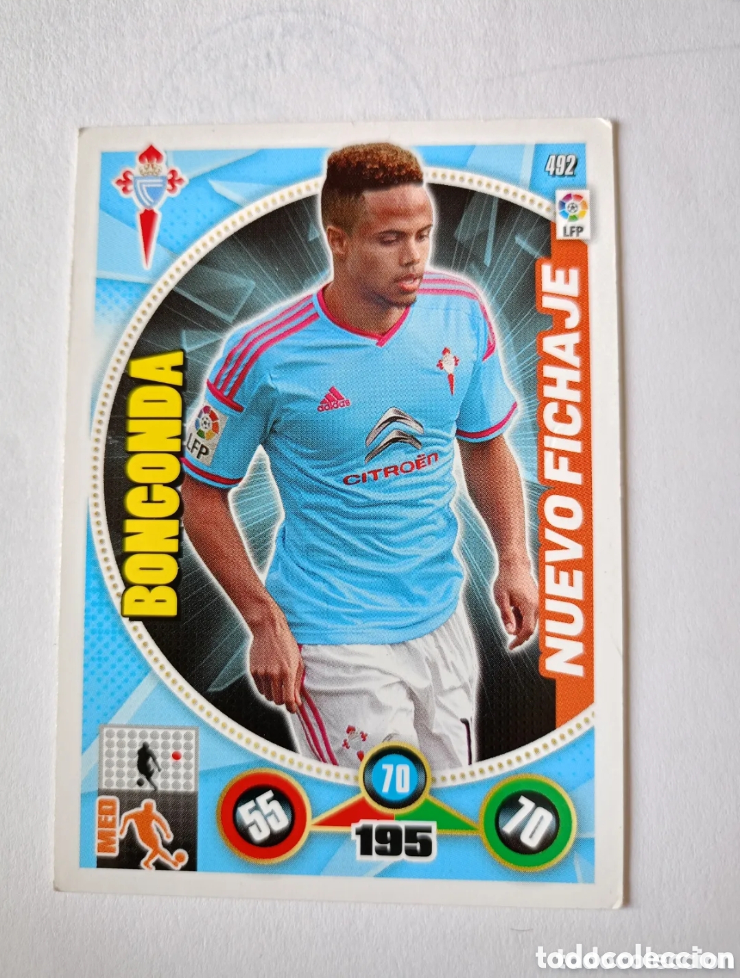 Cromos de Futebol: Cromo ADRENALYN 2014 2015 14/15 PANINI - NUEVO FICHAJE - BONGONDA 492 CELTA VIGO