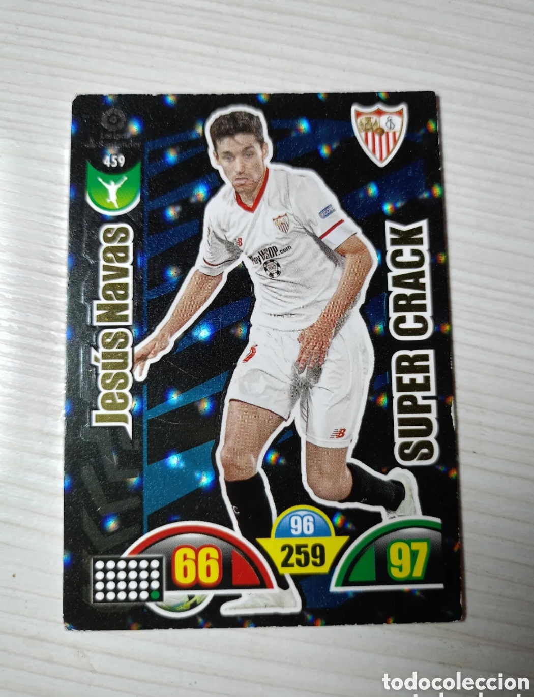 Cromos de Futebol: Jes&uacute;s Navas n&deg;459 Super crack Adrenalyn XL 17/18 Sevilla