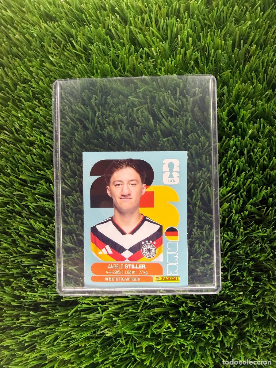 Football Stickers: N&ordm; GER9B Angelo Stiller Actualizaci&oacute;n Alemania Mundial 2026 Stickers