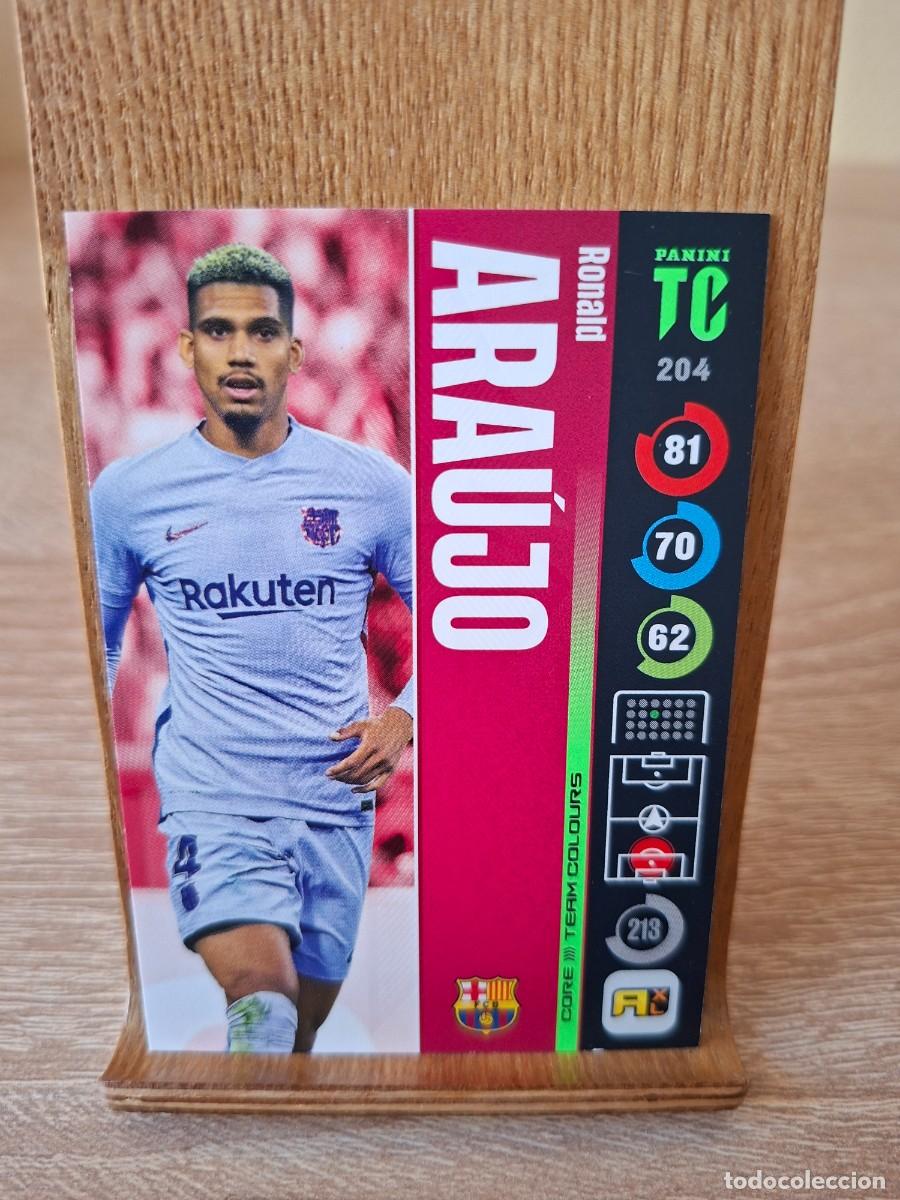 Football Stickers: Araujo #204 Barcelona Top Class 2022 Adrenalyn XL Team Colours