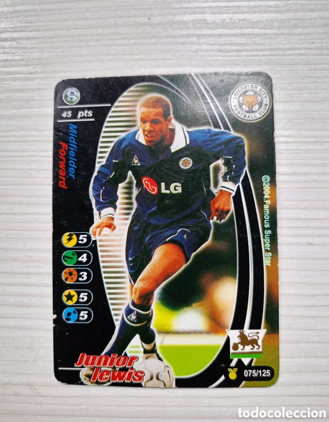 Cromos de Futebol: FAMOUS SUPER STAR-SUPERSTAR JUNIOR LEWIS (LEICESTER) LIGA INGLESA-PREMIER LEAGUE