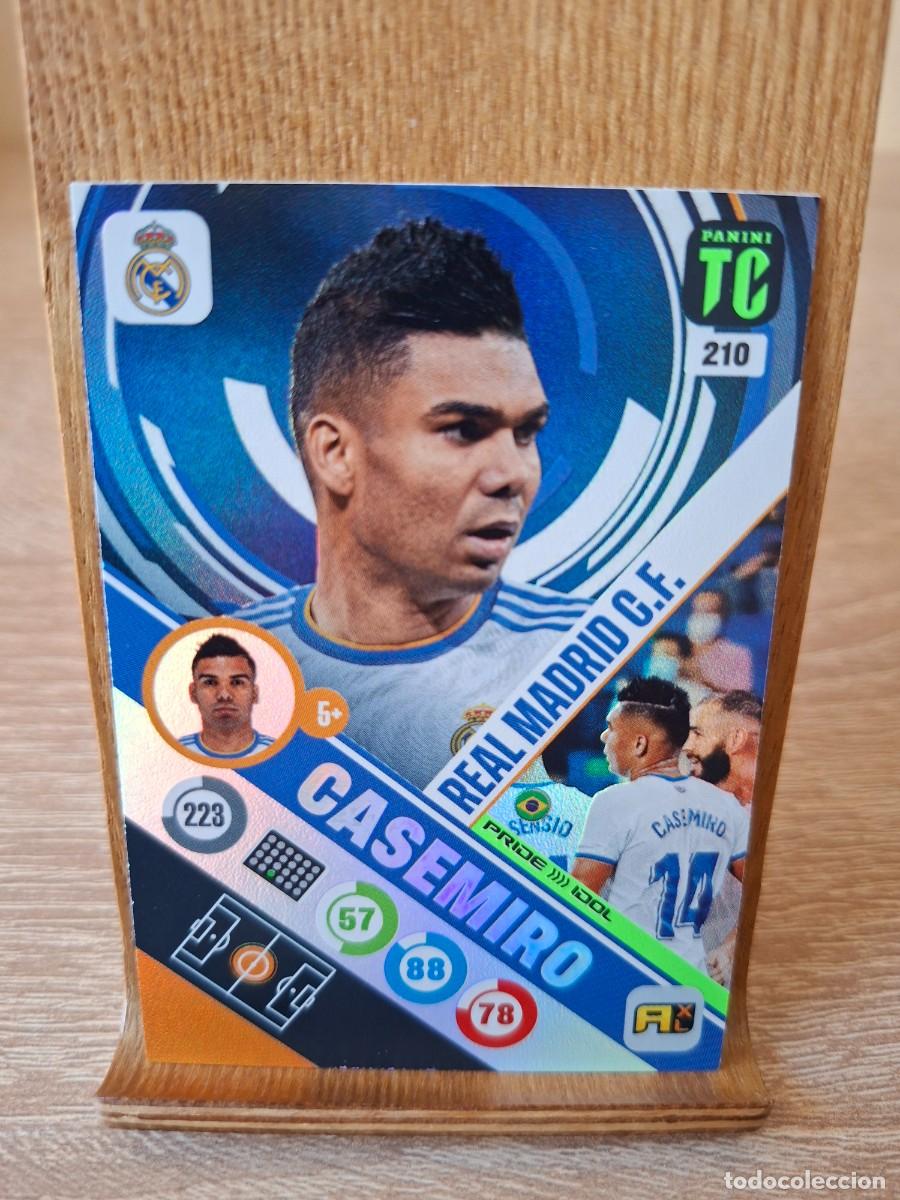 Football Stickers: Casemiro #210 Real Madrid Top Class 2022 Adrenalyn XL Idol