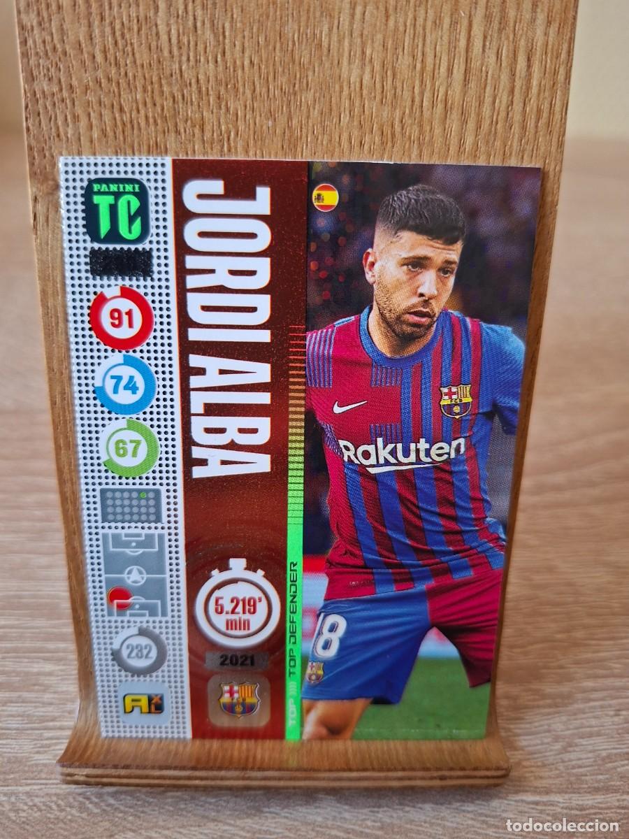 Football Stickers: Jordi Alba Barcelona Top Class 2022 Adrenalyn XL Top Defender