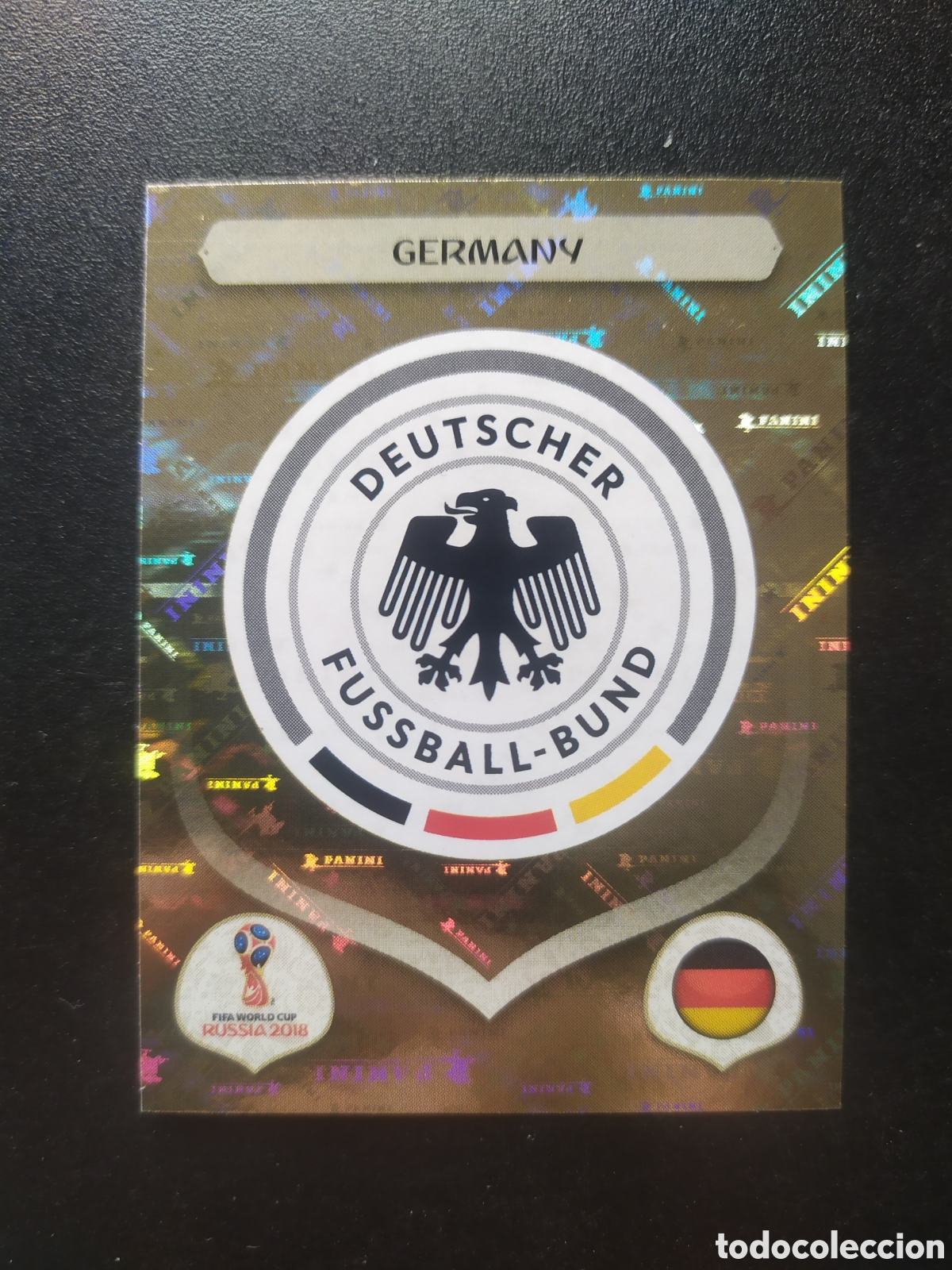 Football Stickers: Mundial FIFA Rusia 2018 panini escudo n&deg; 432 Alemania