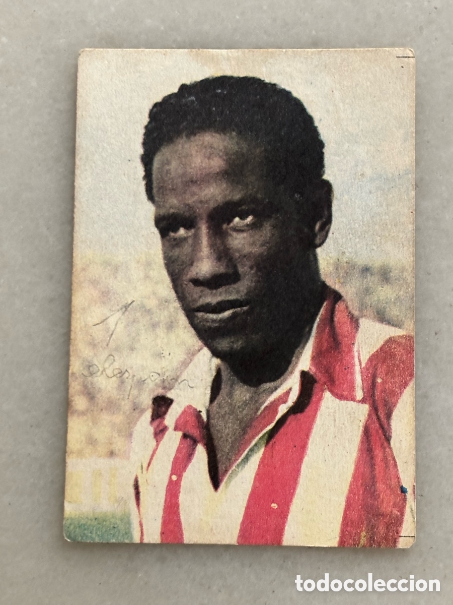 Cromos de f&uacute;tbol: Cromo f&uacute;tbol Ben Barek atl&eacute;tico, Madrid chocolates Dulcinea, 1951