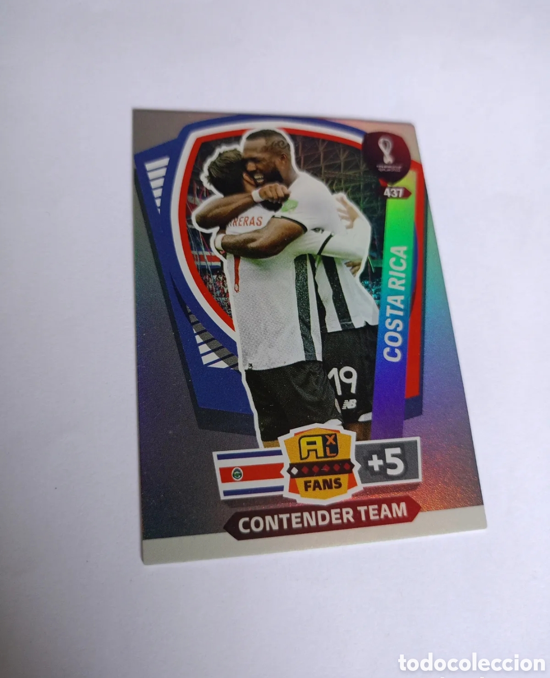 Cromos de f&uacute;tbol: PANINI FIFA WORLD CUP QATAR 2022 ADRENALYN XL - N&ordm; 437 COSTA RICA CONTENDER TEAM