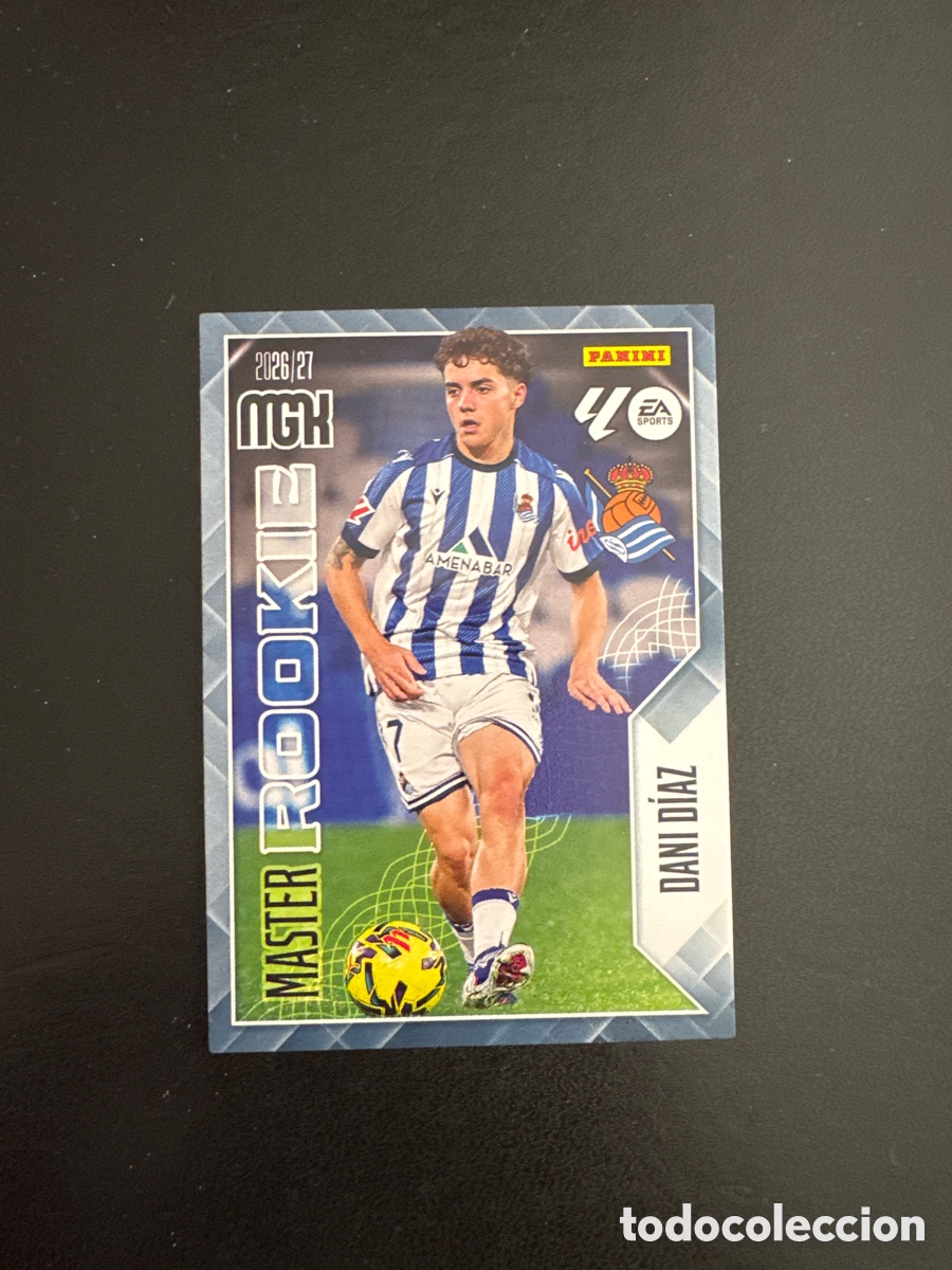 Football Stickers: DANI D&Iacute;AZ MASTER ROOKIE NUMERO 411 MEGACRACKS 2026 2027