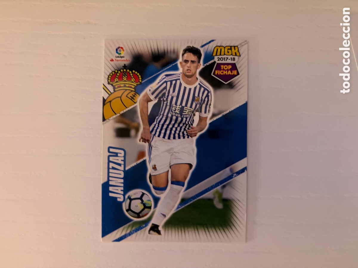 Football Stickers: 452 ADNAN JANUZAJ TOP FICHAJE MEGACRACKS MGK 2017 2018 17 18 REAL SOCIEDAD