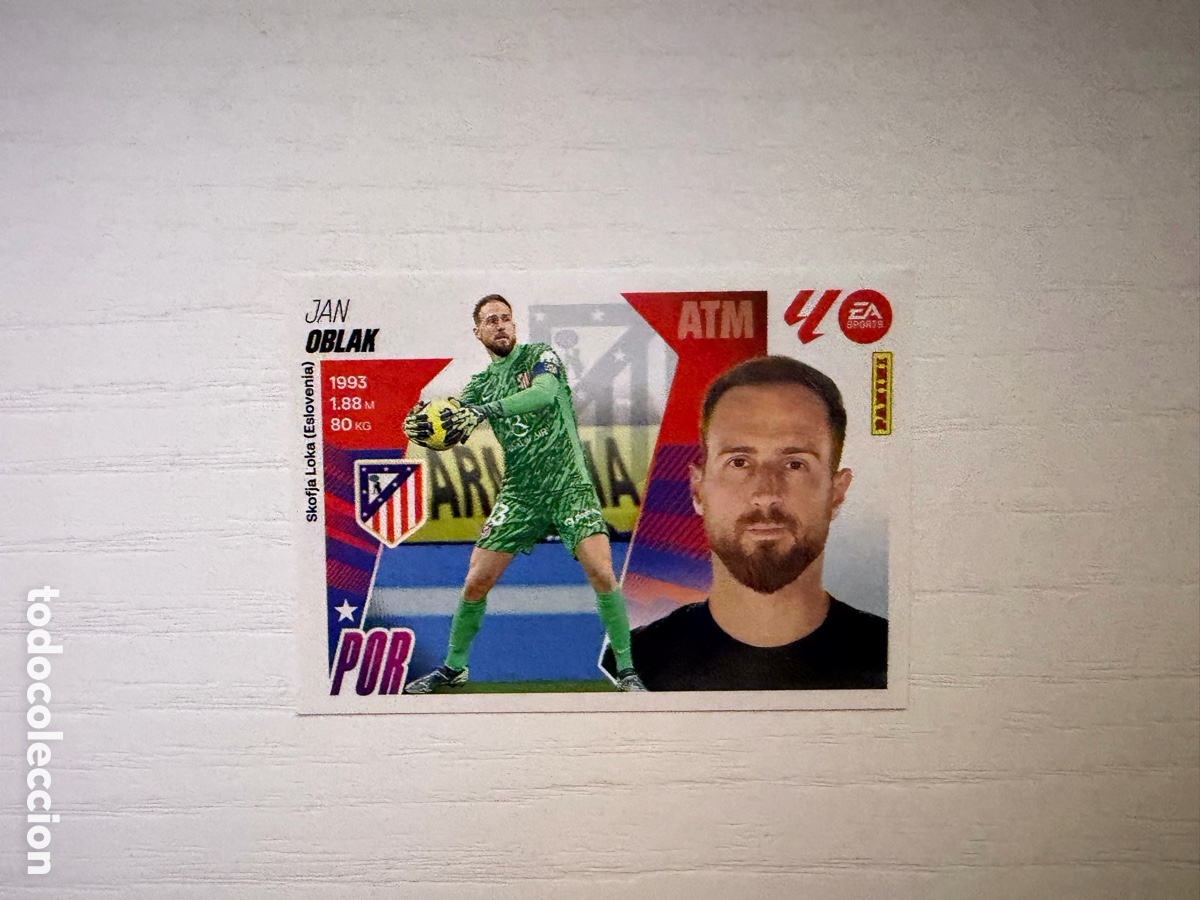 Cartes &agrave; collectionner de Football: 3 OBLAK LIGA ESTE EDICIONES ESTE 2025 2026 25 26 ATL&Eacute;TICO DE MADRID