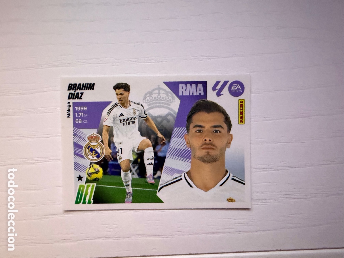 Cartes &agrave; collectionner de Football: 17A BRAHIM D&Iacute;AZ LIGA ESTE EDICIONES ESTE 2025 2026 25 26 REAL MADRID