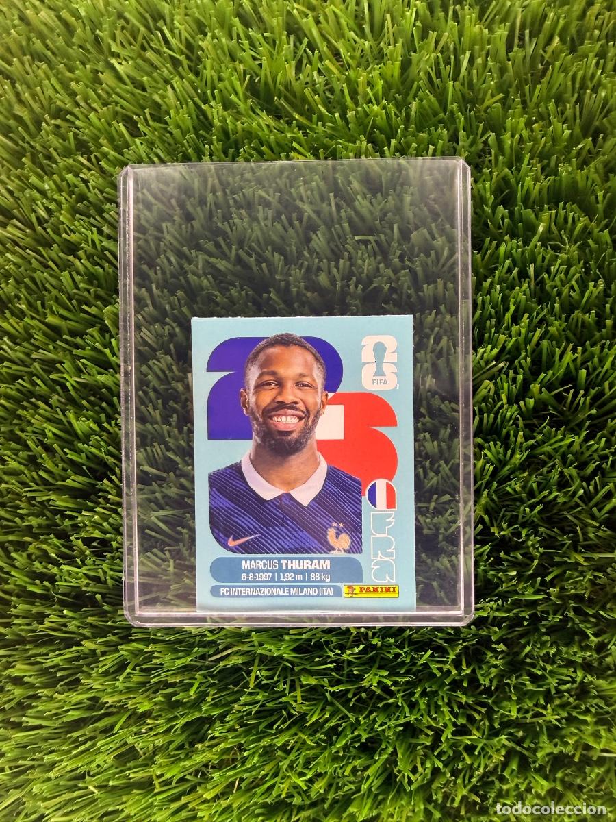 Figurine di Calcio: N&ordm; FRA19B Marcus Thuram Actualizaci&oacute;n Francia Mundial 2026 Stickers