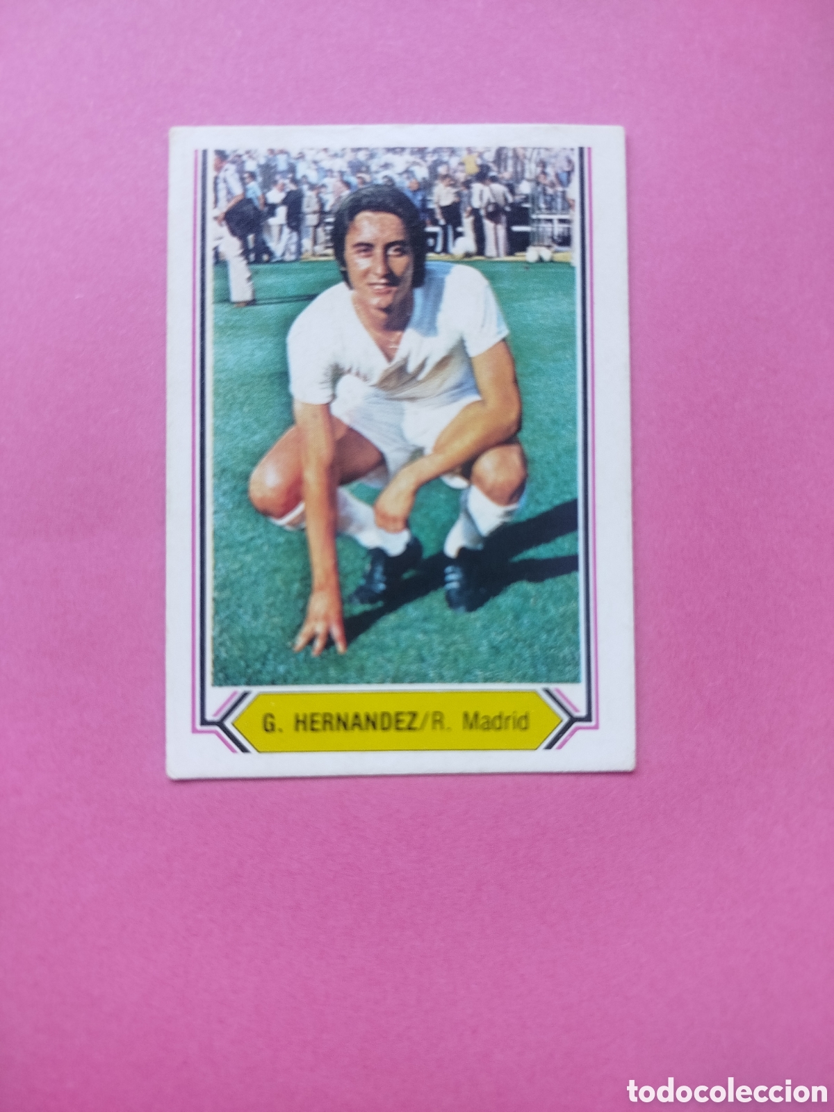 Cromos de f&uacute;tbol: G.HERNANDEZ REAL MADRID LIGA ESTE 80-81 RECUPERADO