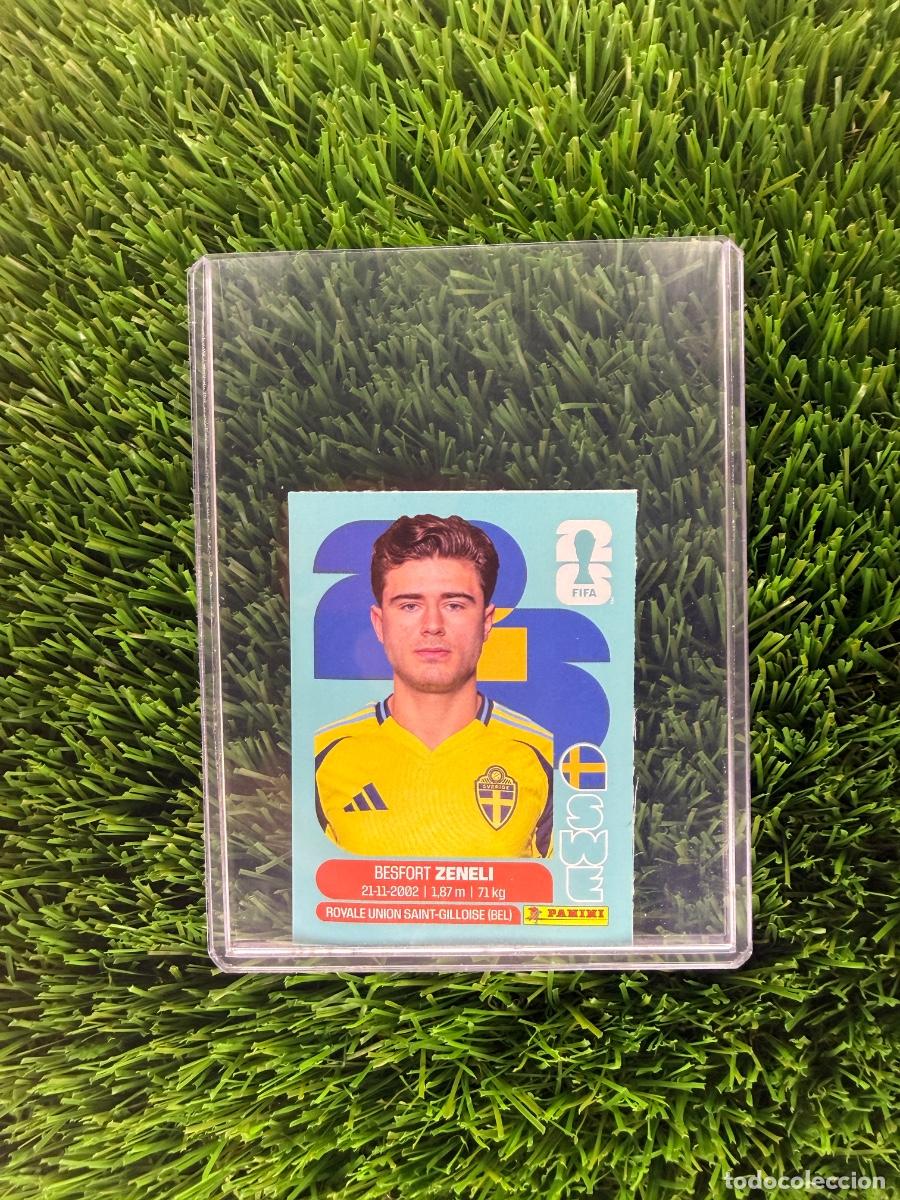 Fu&szlig;ball-Sticker: N&ordm; SWE9B Besfort Zeneli Actualizaci&oacute;n Suecia Mundial 2026 Stickers