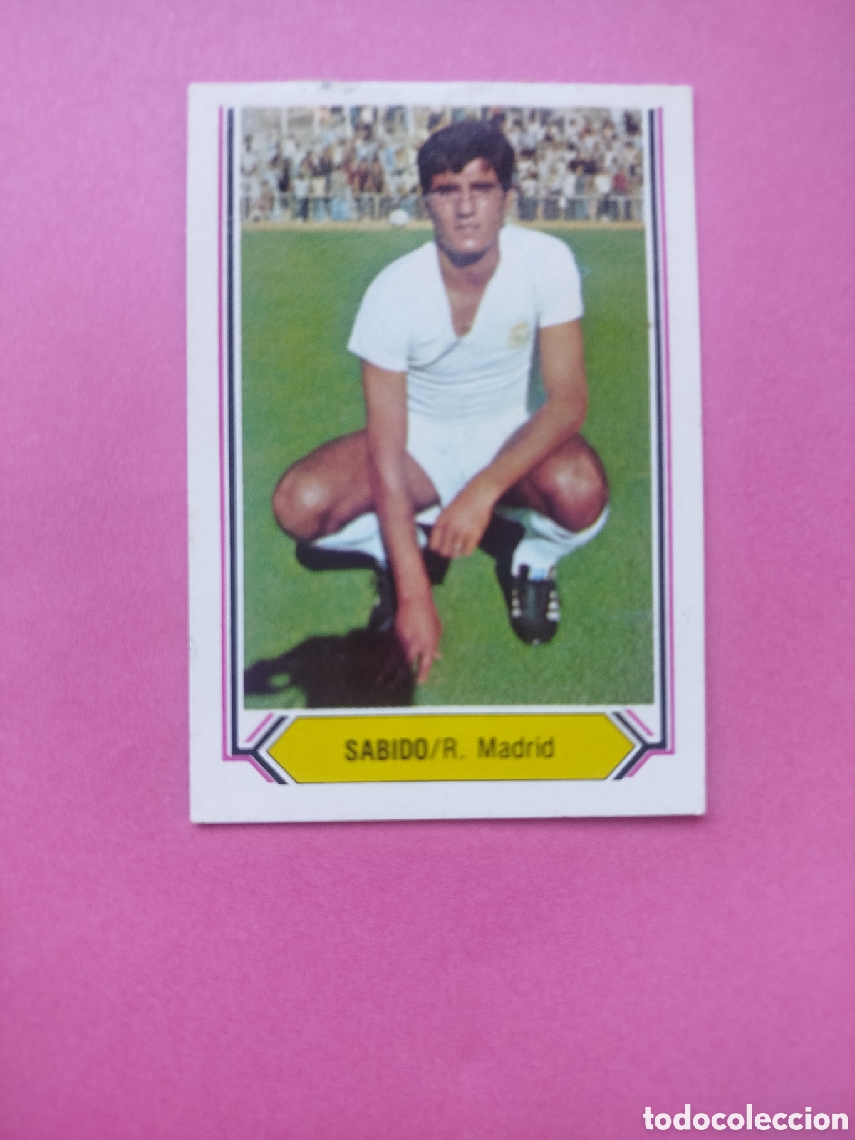 Cromos de f&uacute;tbol: SABIDO REAL MADRID LIGA ESTE 80-81 RECUPERADO