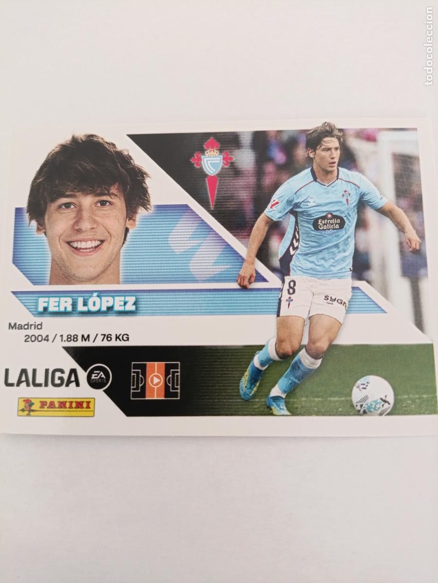 Fu&szlig;ball-Sticker: LIGA ESTE 2026 2027 RC CELTA FER LOPEZ N&ordm;15