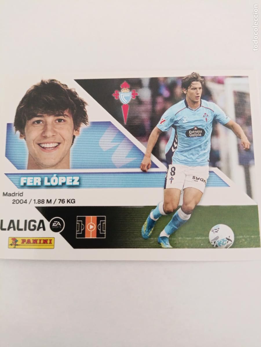 Fu&szlig;ball-Sticker: LIGA ESTE 2026 2027 RC CELTA FER LOPEZ N&ordm;15