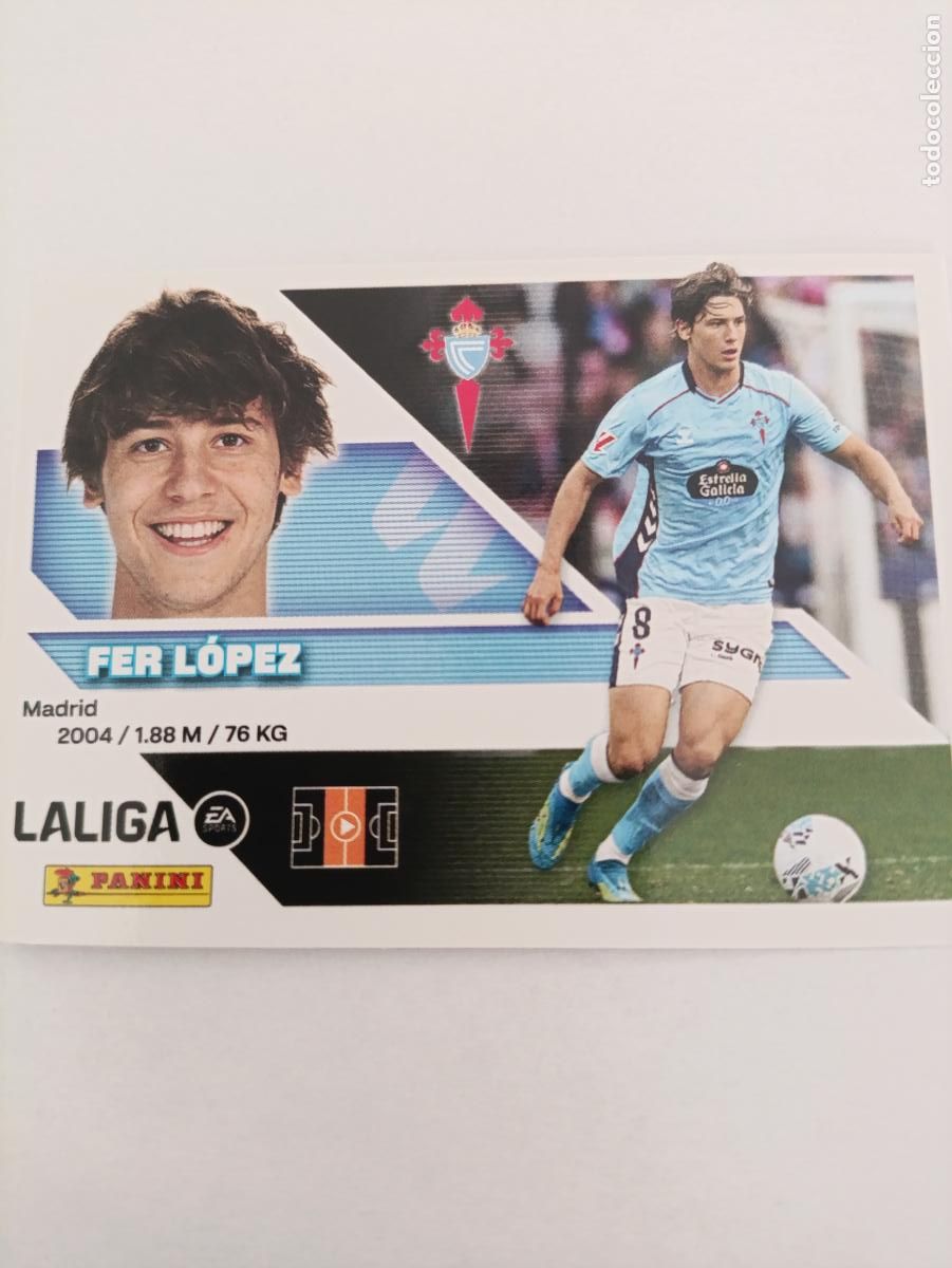 Fu&szlig;ball-Sticker: LIGA ESTE 2026 2027 RC CELTA FER LOPEZ N&ordm;15