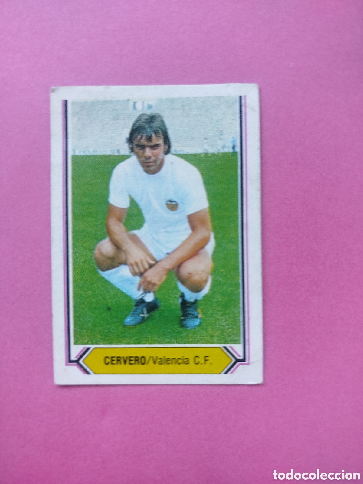 Cromos de f&uacute;tbol: CERVERO VALENCIA LIGA ESTE 80-81 REVUPERADO