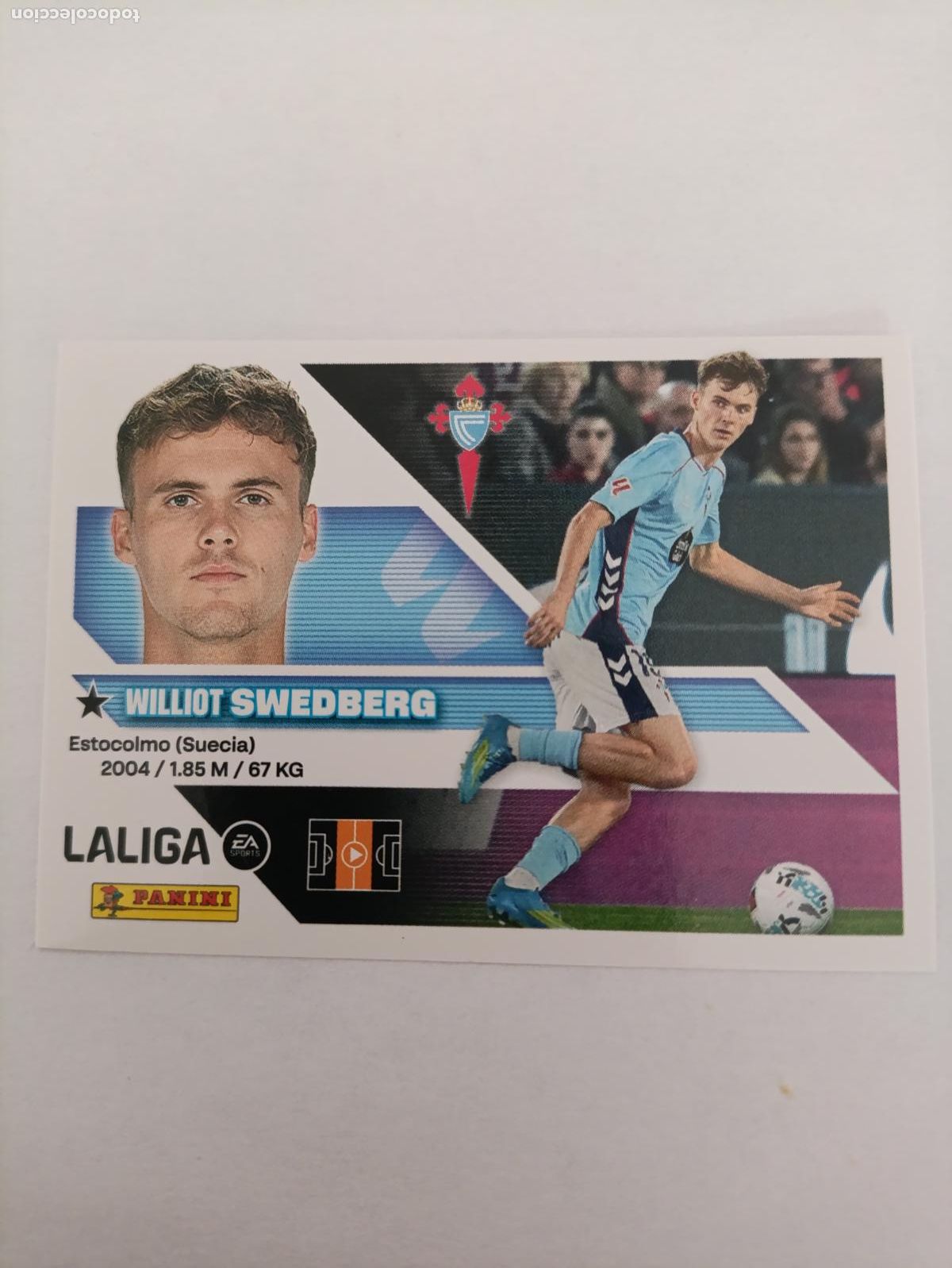 Fu&szlig;ball-Sticker: LIGA ESTE 2026 2027 RC CELTA SWEDBERG N&ordm;16