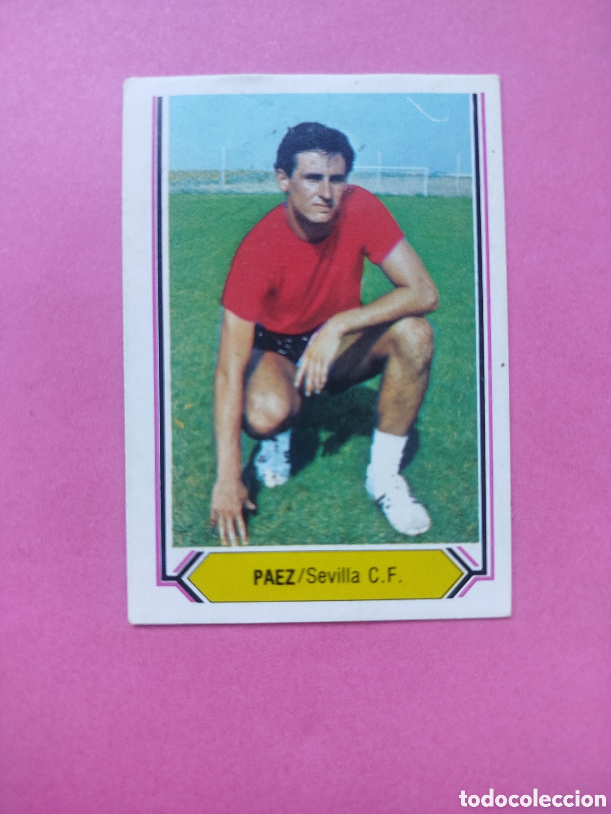 Cromos de f&uacute;tbol: PAEZ SEVILLA LIGA ESTE 80-81