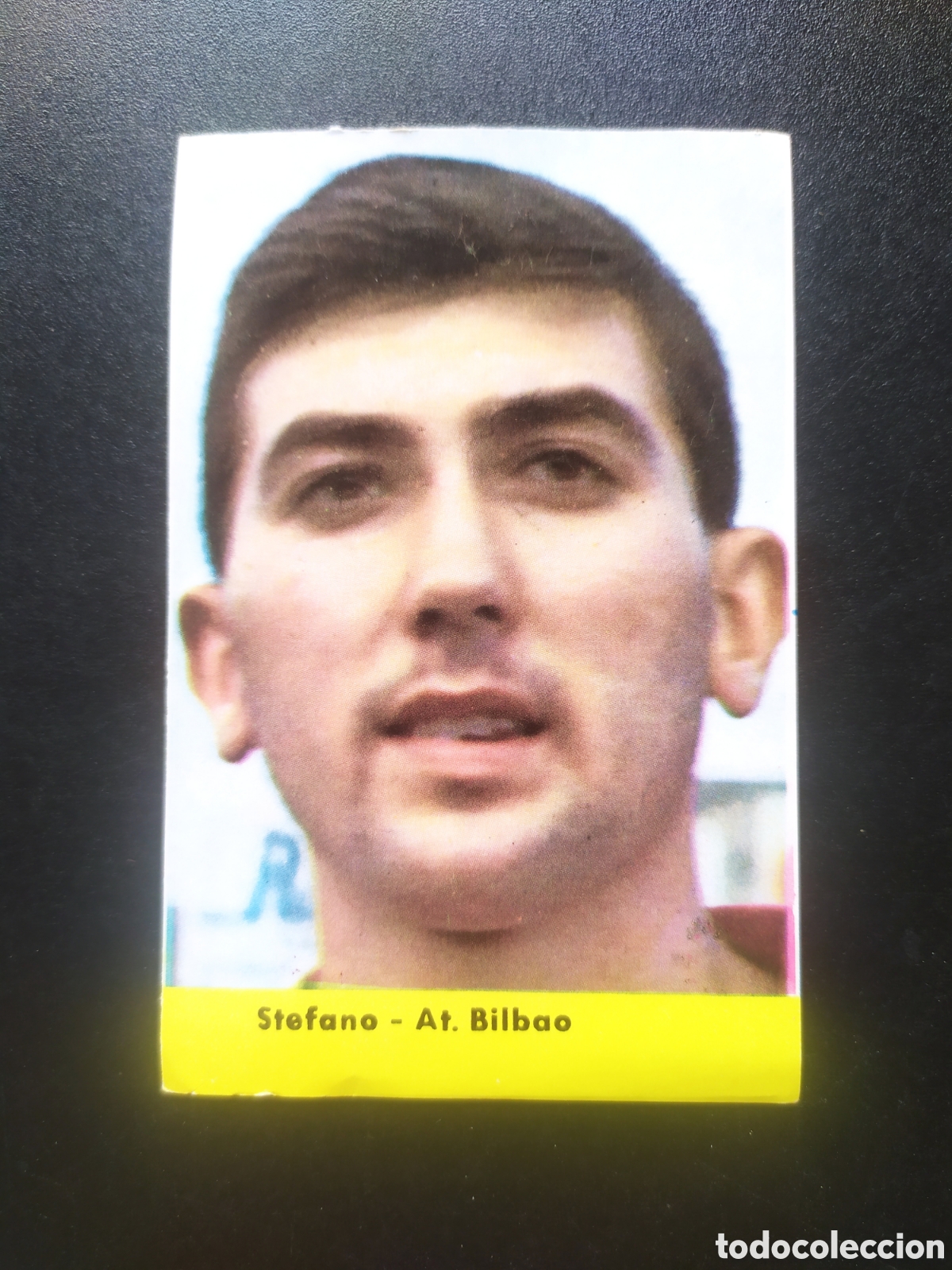 Fu&szlig;ball-Sticker: Stefano Athletic Bilbao graficas Bergas a&ntilde;os 60 sin pegar