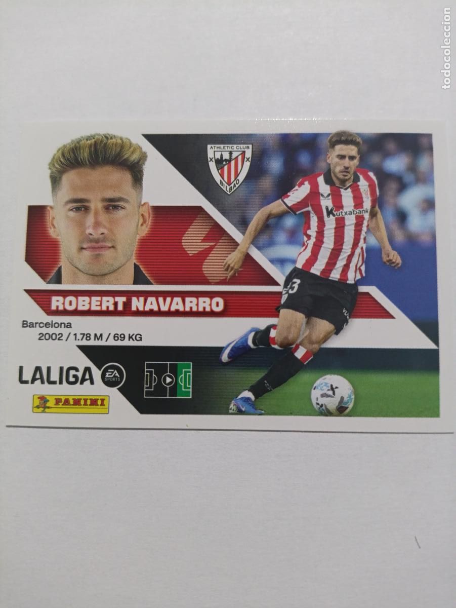 Figurine di Calcio: LIGA ESTE 2026 2027 ATLETIC CLUB ROBERT NAVARRO N&ordm;17A