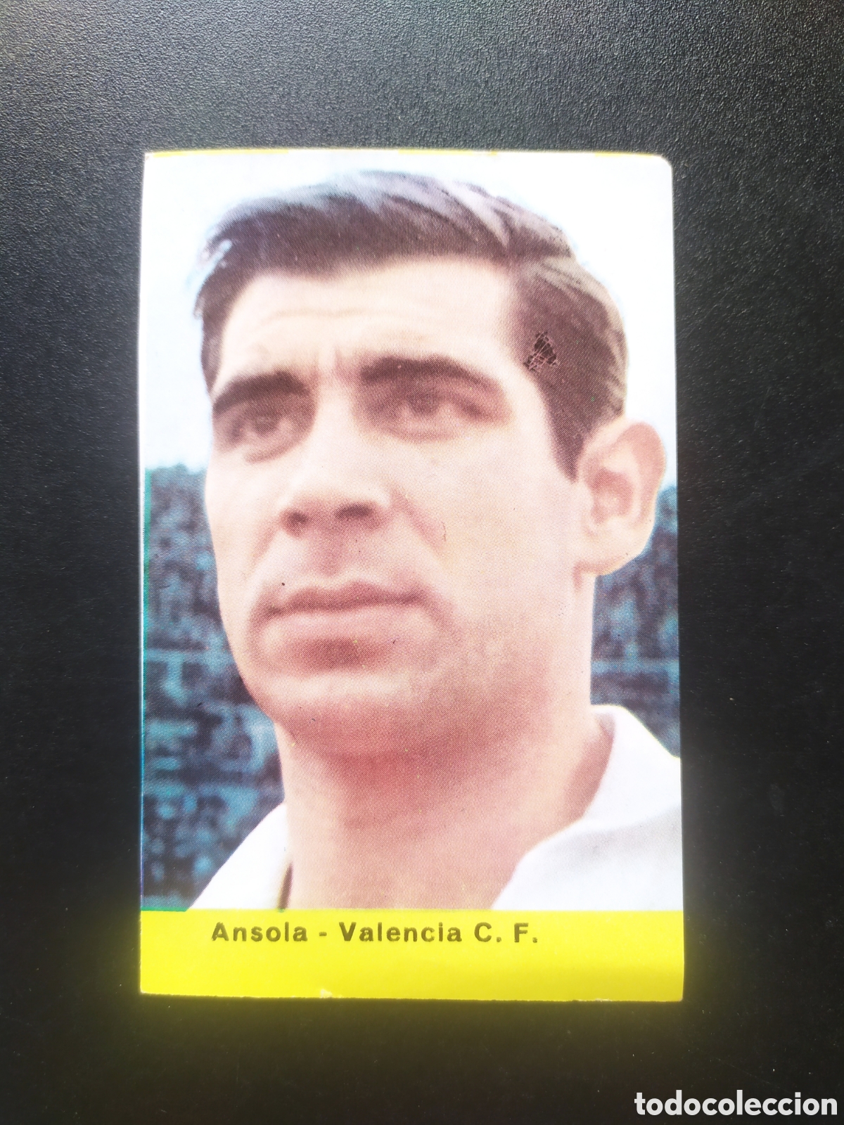 Figurine di Calcio: Ansola Valencia graficas Bergas a&ntilde;os 60 sin pegar