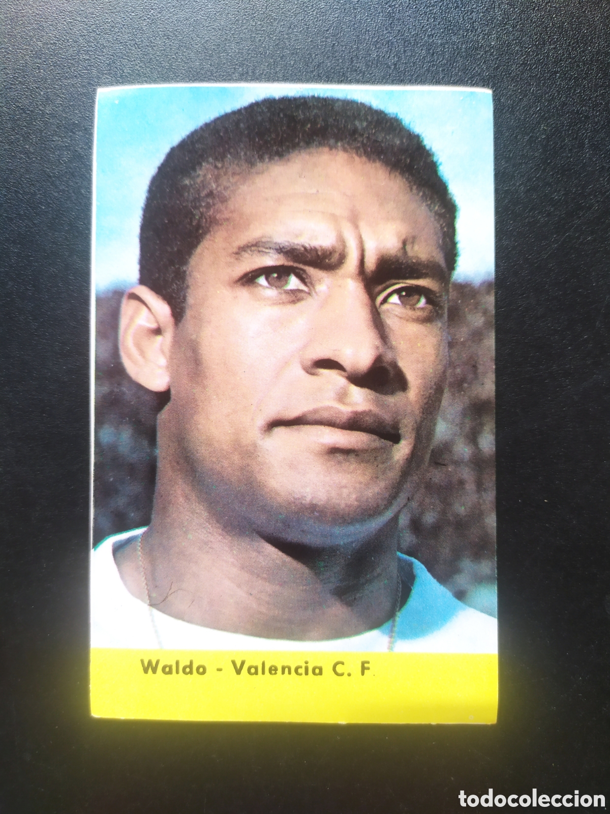 Figurine di Calcio: Waldo Valencia graficas Bergas a&ntilde;os 60 sin pegar