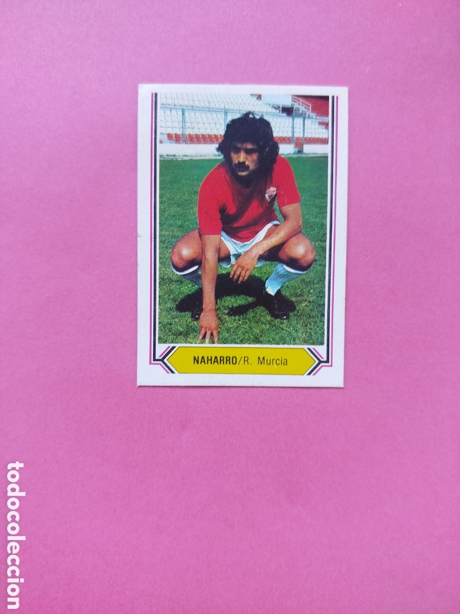 Cromos de f&uacute;tbol: NAHARRO MURCIA LIGA ESTE 80-81 RECUPERADO