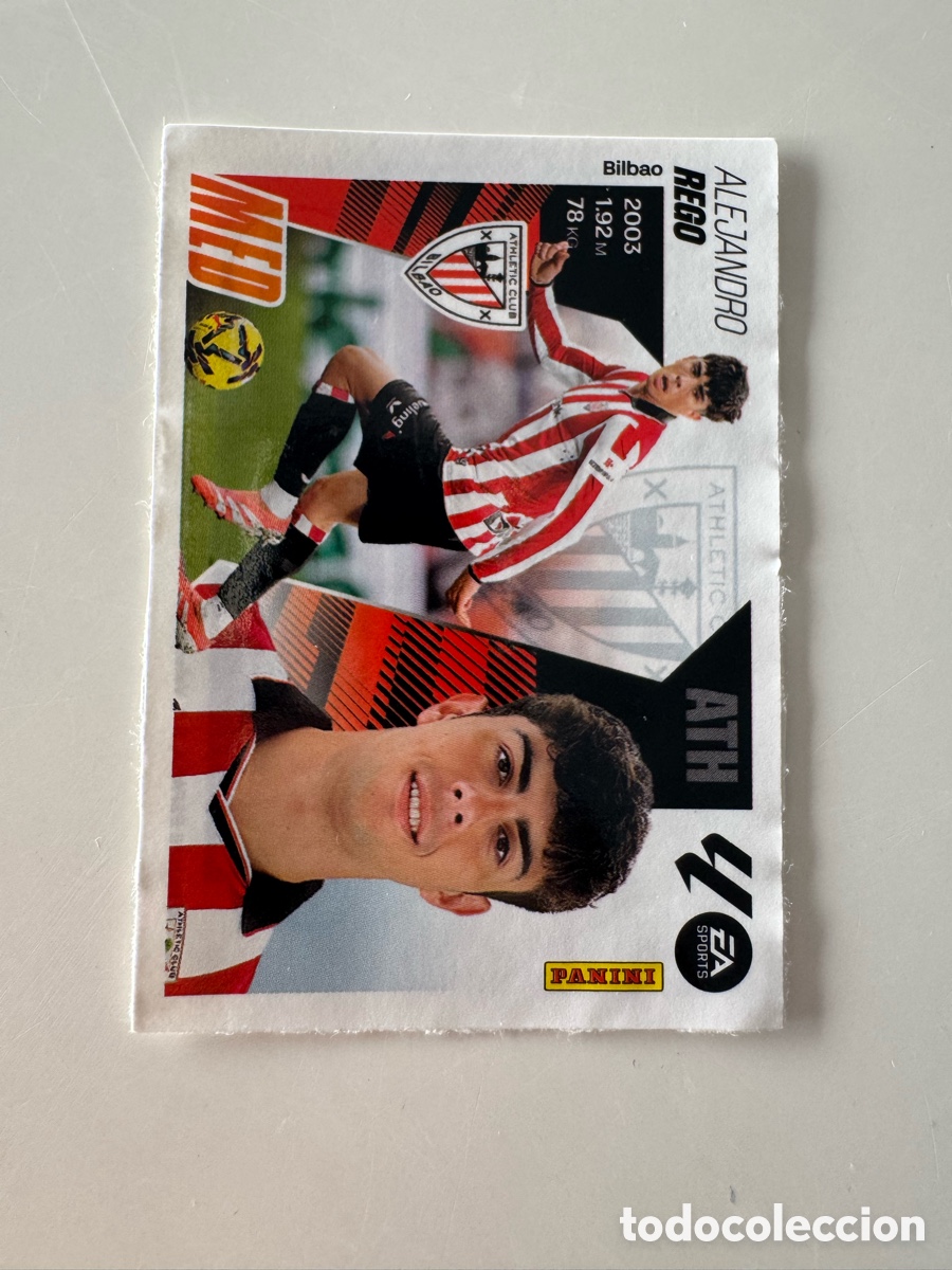 Cromos de Futebol: PANINI LIGA ESTE 2025-2026 25 26 &ndash; N&ordm; 2 &ndash; Alejandro rego Athletic Club Actualizaci&oacute;n