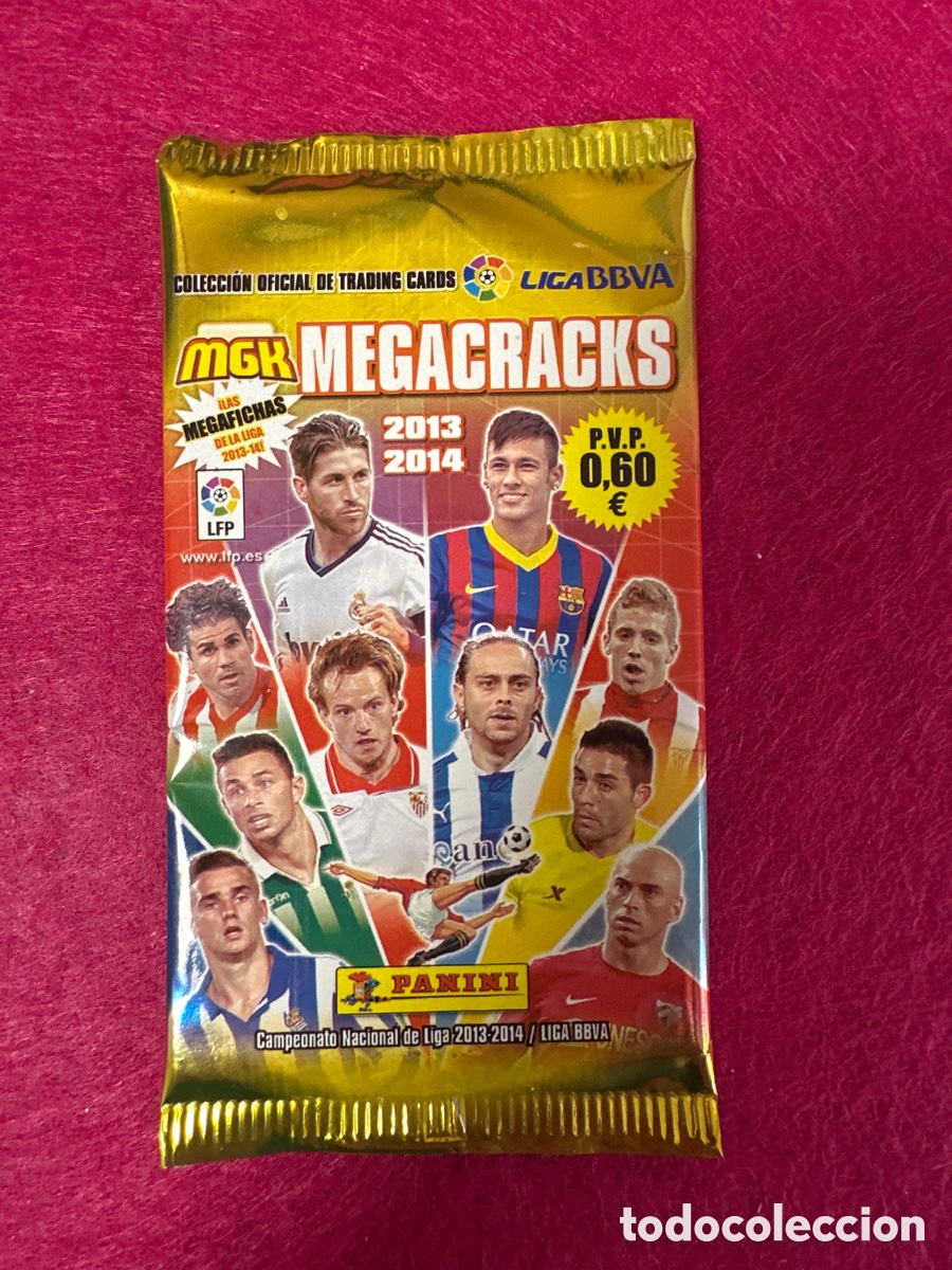 Cromos de Futebol: SOBRE SIN ABRIR MEGACRACKS 2013-2014 13 14 PANINI TRADING CARDS
