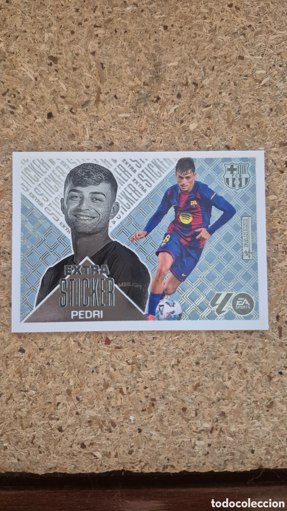 Cromos de Futebol: CROMO PEDRI EXTRA STICKER PLATA BARCELONA LIGA 2026 2027 26 27 ESTE PANINI NUNCA PEGADO