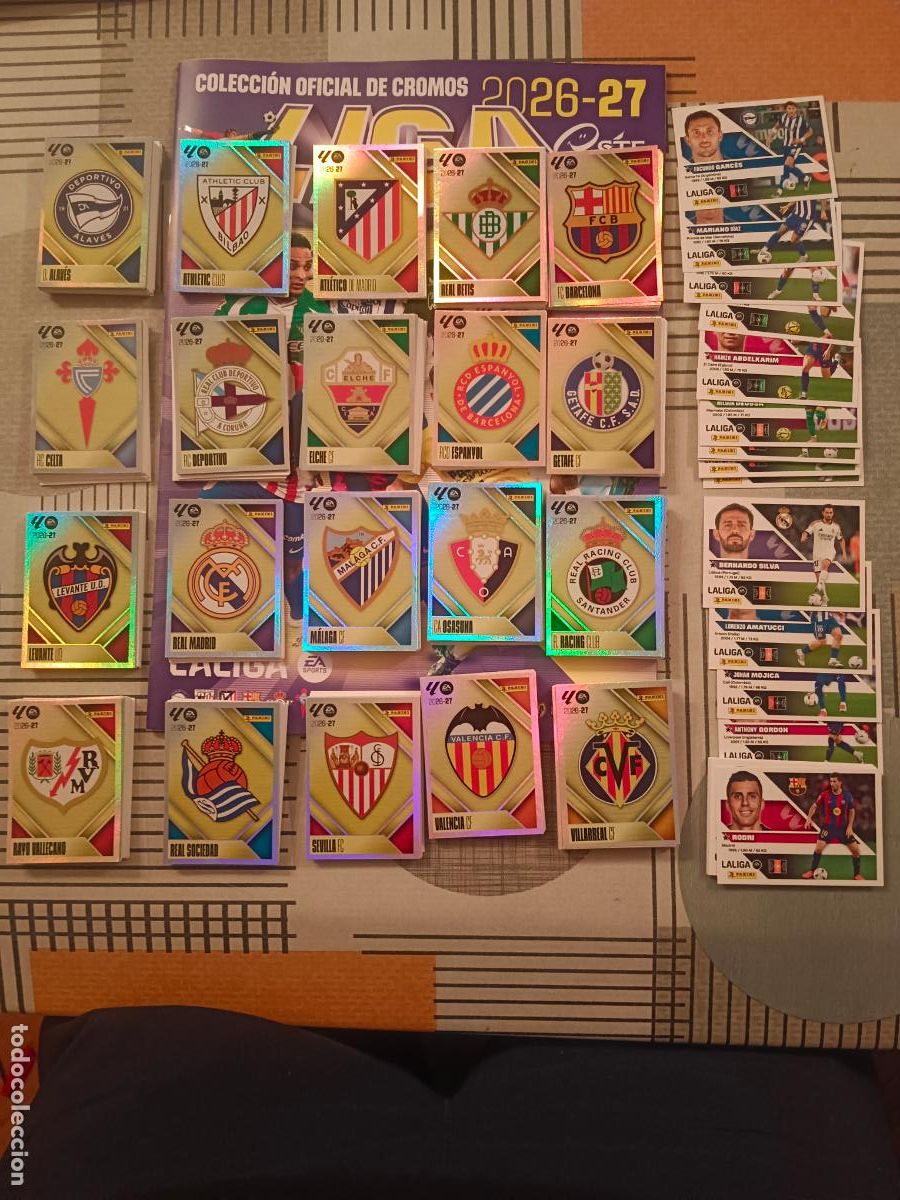 Cartes &agrave; collectionner de Football: TEMPORADA 2026 2027 26 27 1&ordf; 2&ordf; y 3&ordf; PRIMERA SEGUNDA Y TERCERA EDICION LAMINE YAMAL + LOS 80 CHICLES