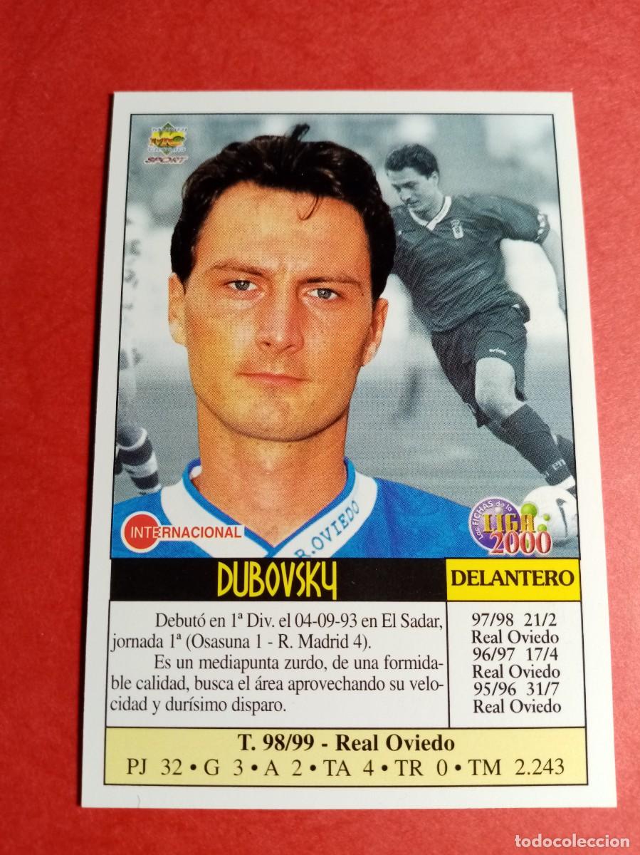 Cartes &agrave; collectionner de Football: N&ordm; 251 DUBOVDKY, SIN N&ordm;, REAL OVIEDO, FICHAS LIGA 1999 2000, 99 00, MUNDICROMO