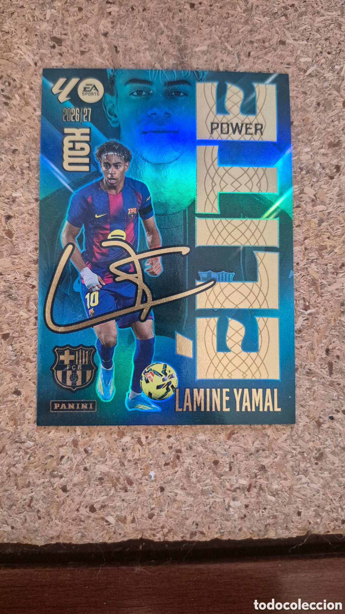Football Stickers: P LAMINE YAMAL ELITE POWER BARCELONA 2026 2027 26 27 LA LIGA PANINI