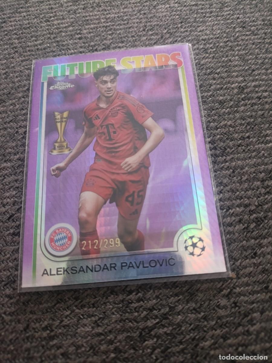 Figurine di Calcio: Topps Chrome 24-25 Future Stars Pavlicic numerada 212/299
