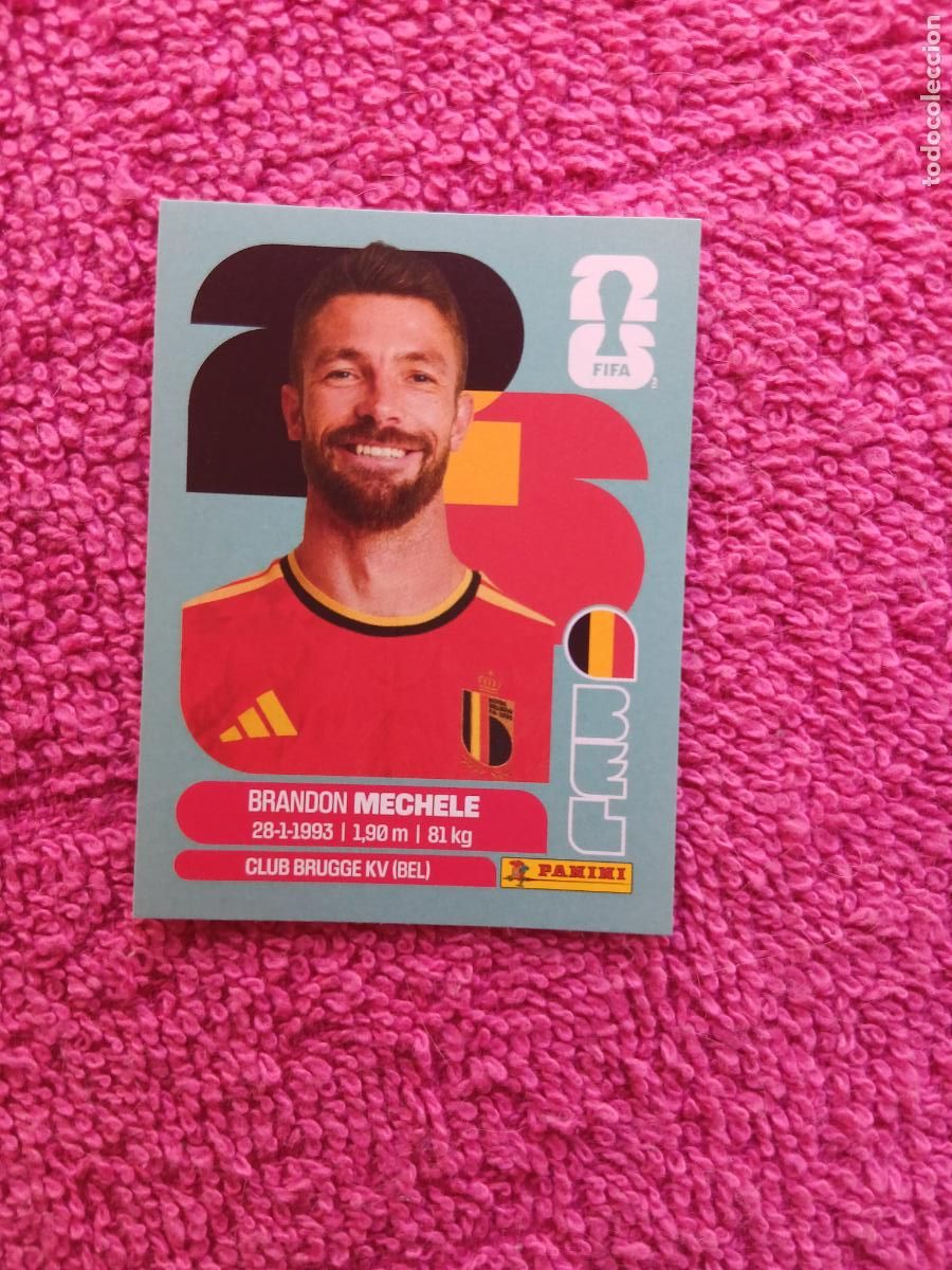 Figurine di Calcio: FIFA World Cup 2026 brandon mechele bel 6 selecci&oacute;n de b&eacute;lgica bel6 panini 2026