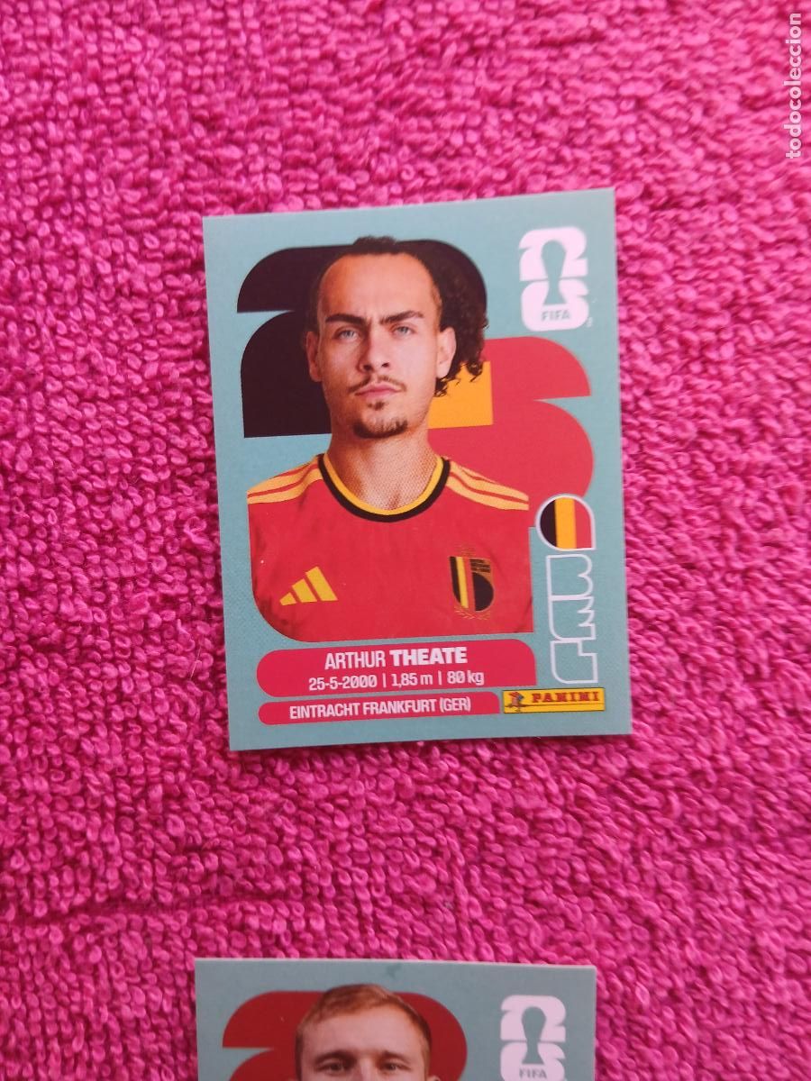 Figurine di Calcio: FIFA World Cup 2026 arthur theate mechele bel 3 selecci&oacute;n de b&eacute;lgica bel3 panini 2026