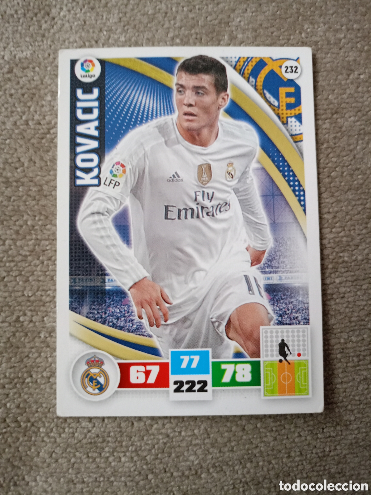 Cromos de f&uacute;tbol: # Real Madrid 232 KOVACIC Adrenalyn 2015-16