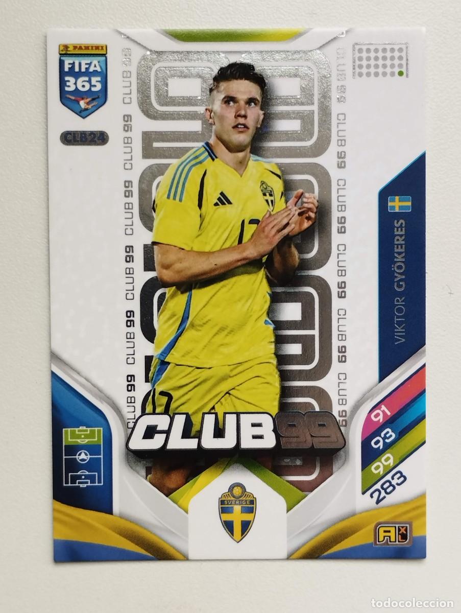 Cromos de f&uacute;tbol: CROMO CARD ADRENALYN FIFA 365 2025 2026 25 26 CLUB 99 CLB24 VIKTOR GYOKERES SUECIA