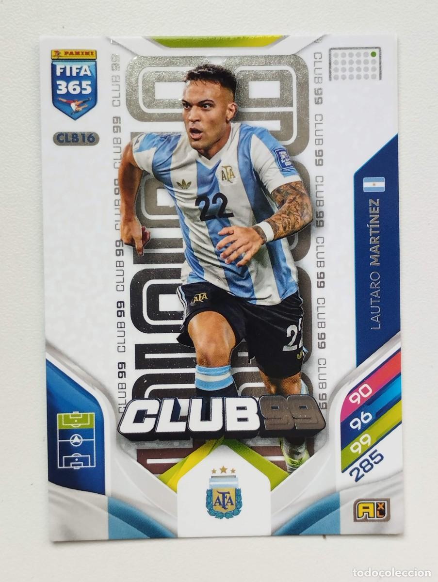 Cromos de f&uacute;tbol: CROMO CARD ADRENALYN FIFA 365 2025 2026 25 26 CLUB 99 CLB16 LAUTARO MARTINEZ ARGENTINA