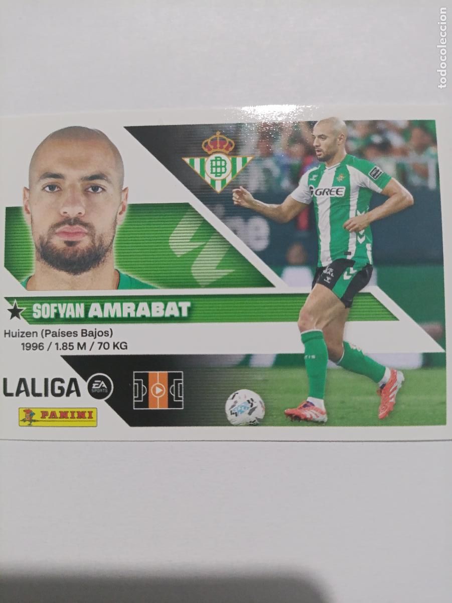 Football Stickers: LIGA ESTE 2026 2027 REAL BETIS AMRABAT N&ordm;11